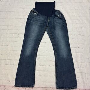 Indigo Blue Women's Blue Maternity Jeans Size 12 GUC